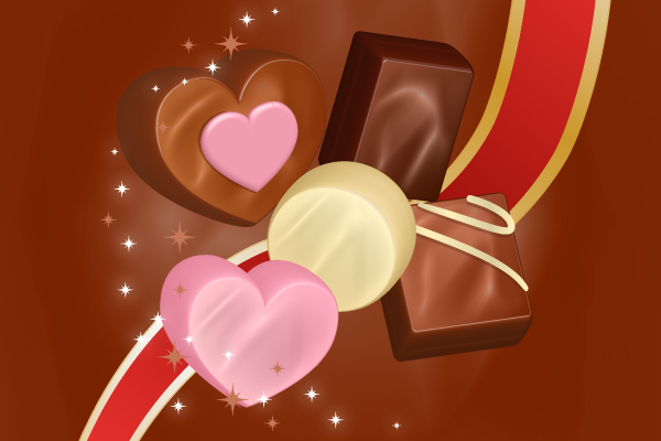 もうすぐバレンタイン リアルなチョコレートイラストの描き方 Sonicmoov Lab