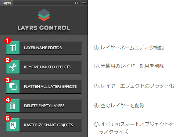 Layer Controlの使い方