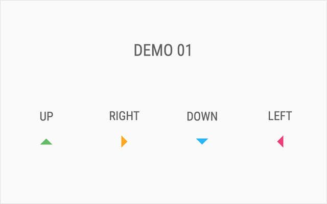 CSSで三角形を作成