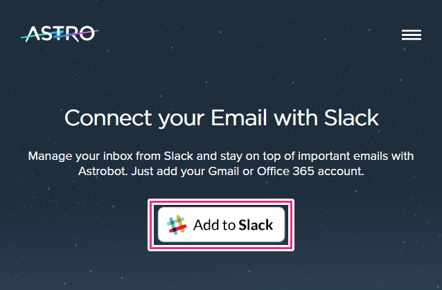 SlackとAstroの連携