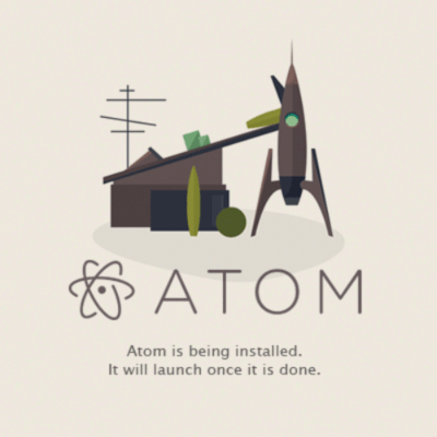 Atomインストール