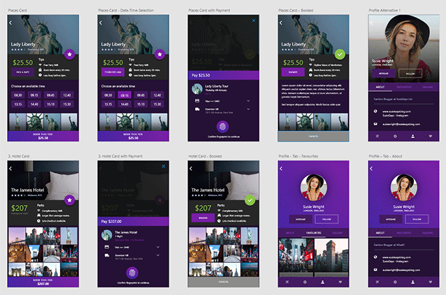 Sky Travel UI Kit for Adobe XD