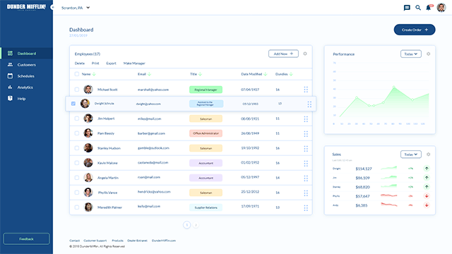 Dashboard by Vladan Vidaković for Adobe XD