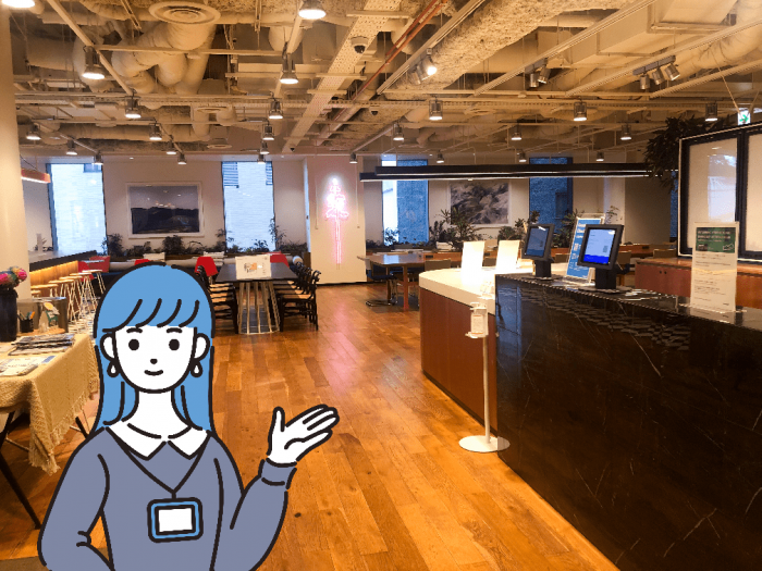 wework麹町の受付